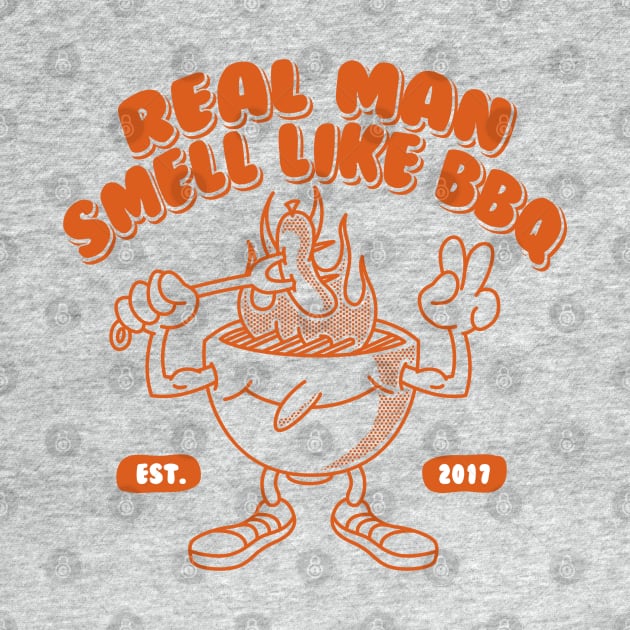 real man smell like a bbq by teeteet